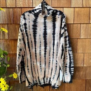 NWT Young Fabulous and Broke oversized slouchy turtleneck.